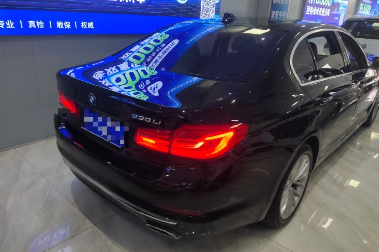 Used BMW 5 Series 2018 Revised Version 530Li Leading Edition Luxury Package Rear Right 45 Deg