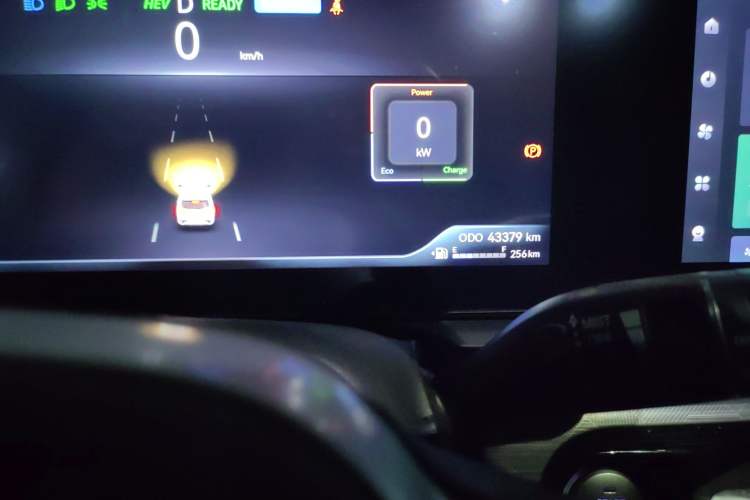 Used JAC QX PHEV 2023 120km Jingchi Edition Odometer Close Up