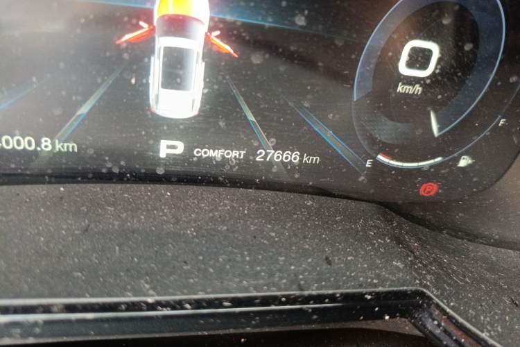 Used GAC Trumpchi GS8 2021 390T Two-Wheel-Drive Dark Knight Edition Odometer Close Up