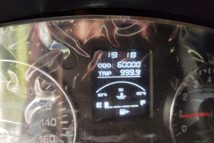 Used Jinbei Hiace X30 2018 1.5L Cargo Van Standard Version DLCG14 Odometer Close Up