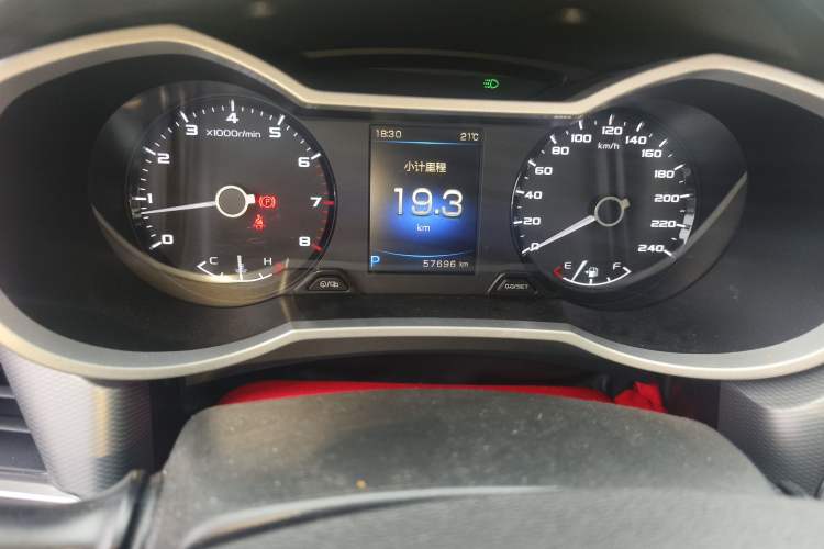 Used Geely Auto Emgrand GL 2018 1.4T DCT Prestige Smart Connectivity Version Odometer Close Up