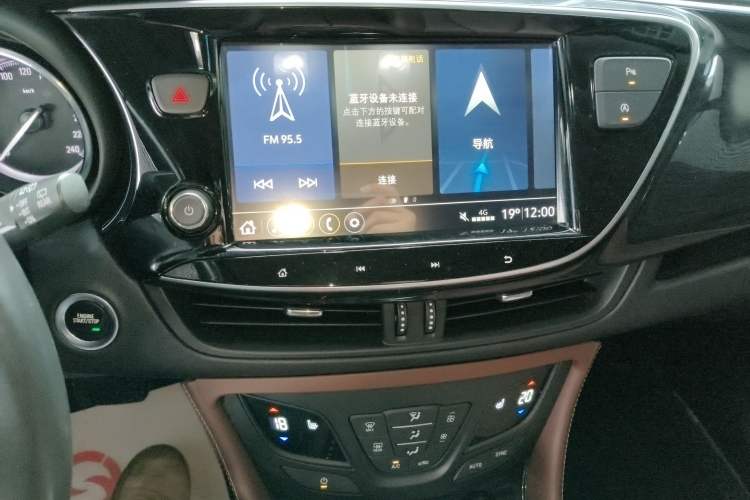 Used Buick Envision 2021 532T Two-Wheel-Drive Elite Version Audio And AC Panel