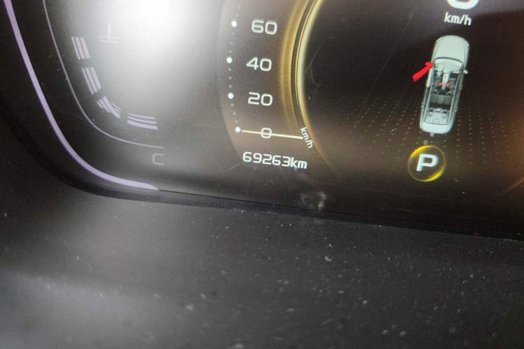 Used Geely Auto Binray 2018 14T CVT Binyi Edition Odometer Close Up