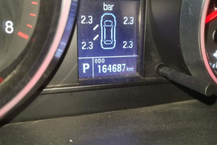 Used Haval H6 2017 Red-Label Sport Edition 1.5T Automatic Two-Wheel Drive Luxury Model Odometer Close Up