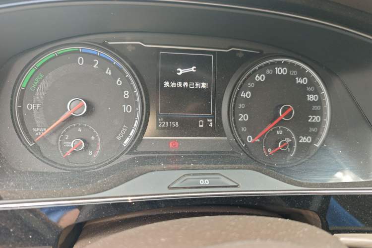 Used Volkswagen Passat New Energy 2019 430 PHEV Hybrid Luxury Edition Odometer Close Up