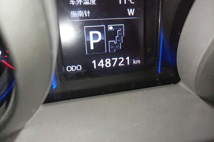 Used Toyota Prado 2016 3.5L Automatic TX-L NAVI Odometer Close Up