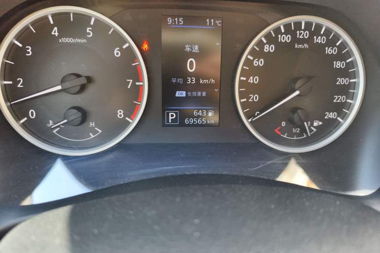 Used Nissan Sylphy 2022 1.6L XL CVT Enjoyment Edition Odometer Close Up