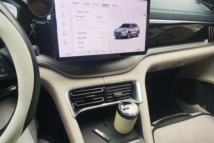 Used BYD Song PLUS New Energy 2023 Champion Edition DM-i 110KM Flagship Model Audio And AC Panel