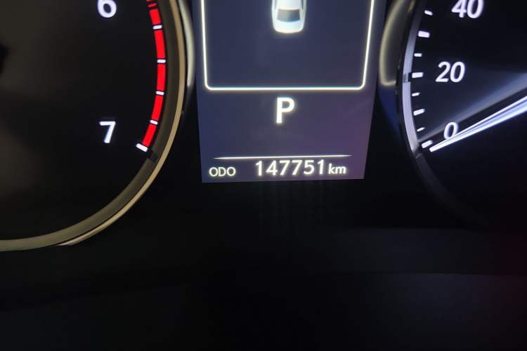 Used Lexus IS 2017 300 Leading Edition Odometer Close Up