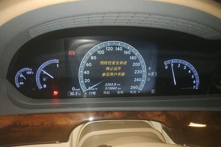 Used Mercedes-Benz S-Class 2010 S 350 L Luxury Model Instrument Cluster