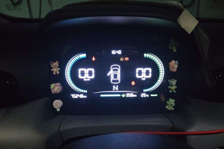 Used Leapmotor T03 2021 400 Lite Edition Lithium Iron Phosphate Odometer Close Up