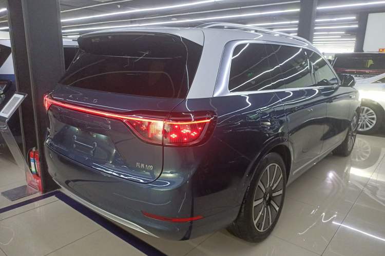 Used Hima AITO M9 2024 Range-Extended Ultra Version 42 kWh 6-Seater Model Rear Right 45 Deg