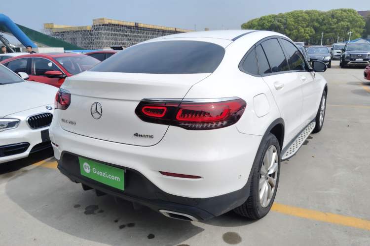 Used Mercedes-Benz GLC Coupe 2020 GLC 260 4MATIC Coupe SUV Rear Right 45 Deg