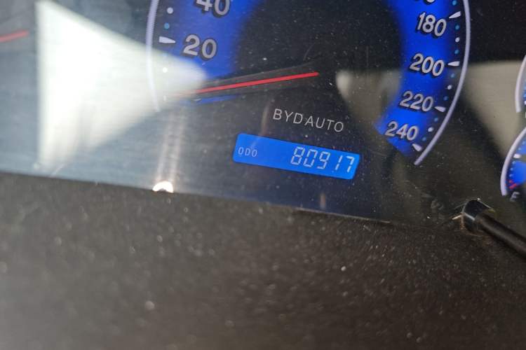 Used BYD F3 2013 Energy-Efficient Model 1.5L Manual Comfort Version Odometer Close Up