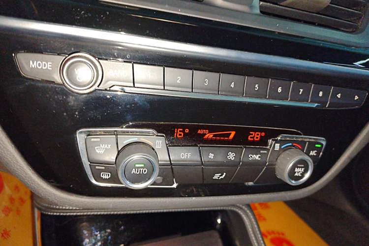 Used BMW 1 Series 2017 118i Design Package Model Audio And AC Panel