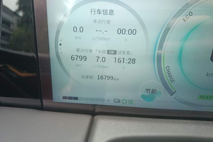 Used GAC Trumpchi M8 2025 Zongshi Series Super Hybrid Edition Odometer Close Up