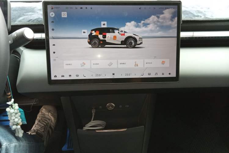 Used Zeekr X 2025 5-Seater Rear-Drive Version Audio And AC Panel