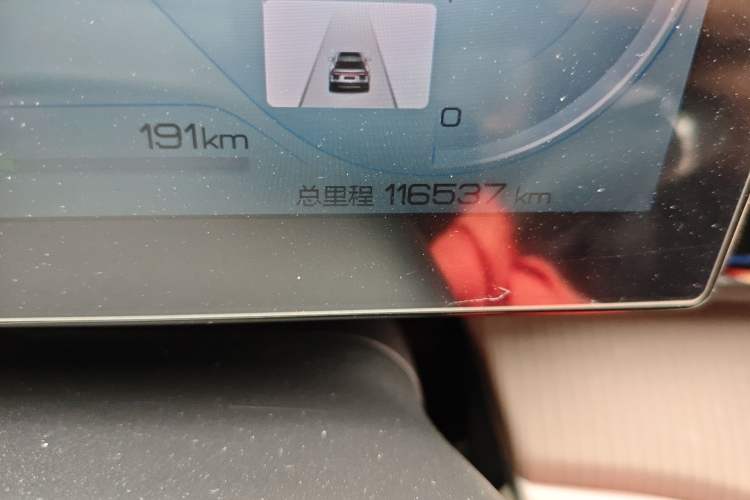 Used BYD Song Pro New Energy 2022 DM-i 51km Prestige Model Odometer Close Up