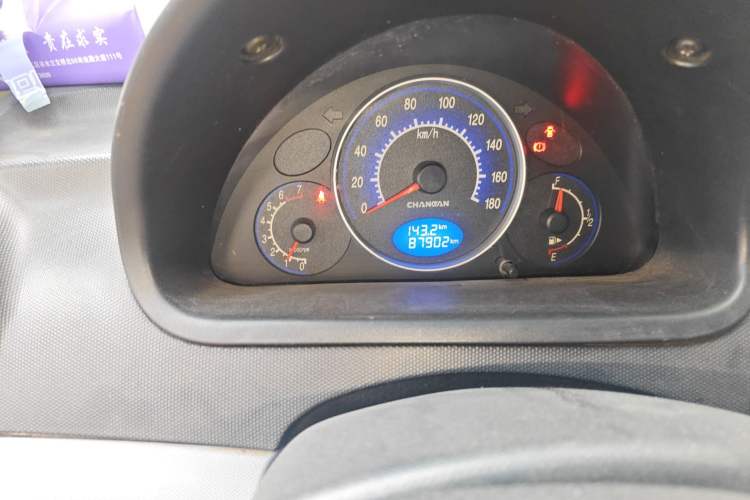 Used CHANGAN Benni mini 2012 1.0L Manual Family Edition China IV Standard Odometer Close Up