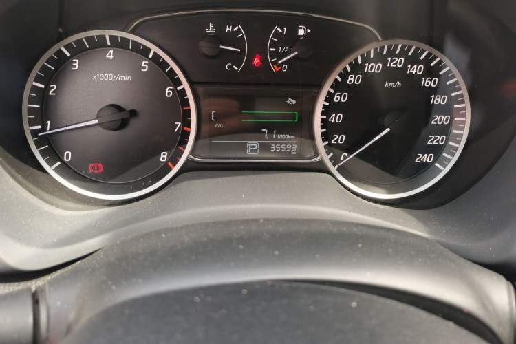 Used Nissan Sylphy 2022 Classic 1.6XE CVT Comfort Edition Odometer Close Up