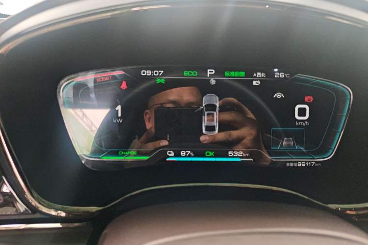 Used BYD Han 2020 EV Long-Range Luxury Model Instrument Cluster