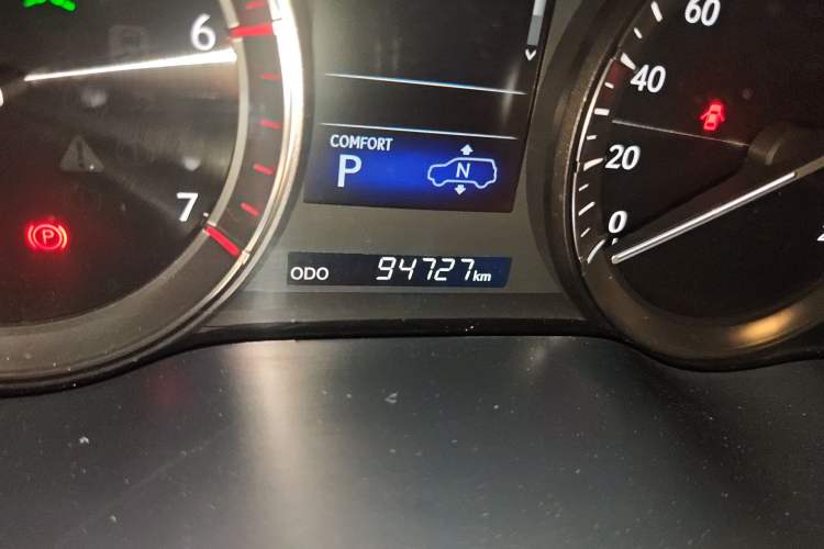 Used Lexus LX 2019 570 Dynamic Luxury Edition Odometer Close Up