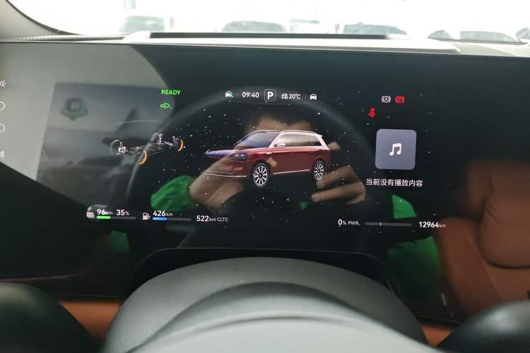 Used Hima AITO M9 2025 Extended-Range Ultra Version 52 kWh 6-Seater Instrument Cluster