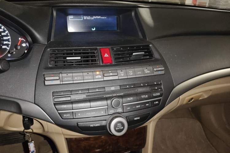 Used Honda Accord 2010 2.4L Millionth Anniversary Edition Audio And AC Panel