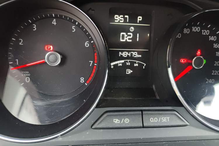 Used Volkswagen Gran Lavida 2017 230TSI DSG Comfort Edition Odometer Close Up