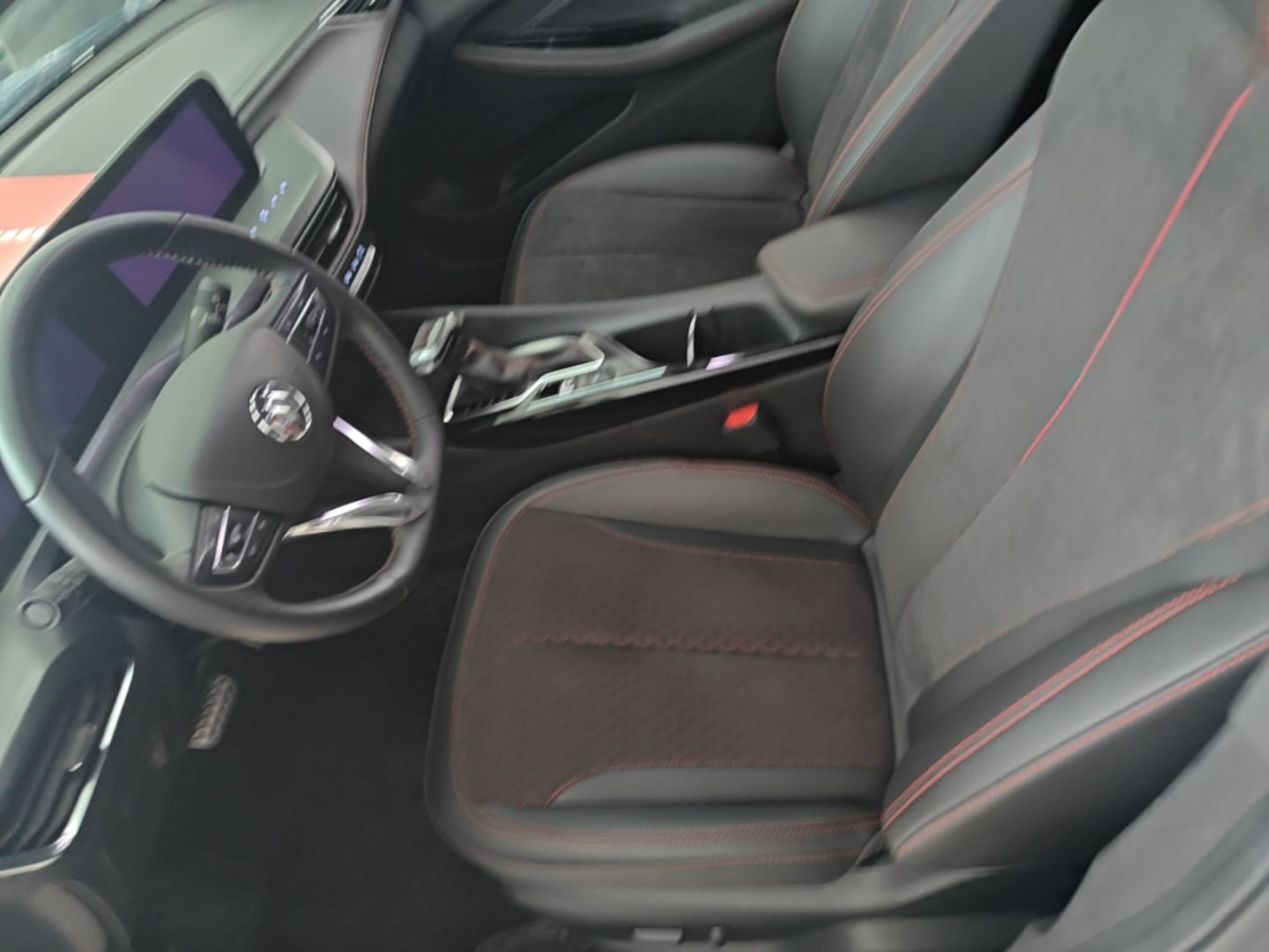 Vordere Reihe im Auto