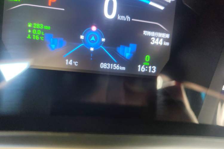 Used Honda CR-V New Energy 2021 Rui Hybrid e+ 2.0L Ruichi Edition Odometer Close Up