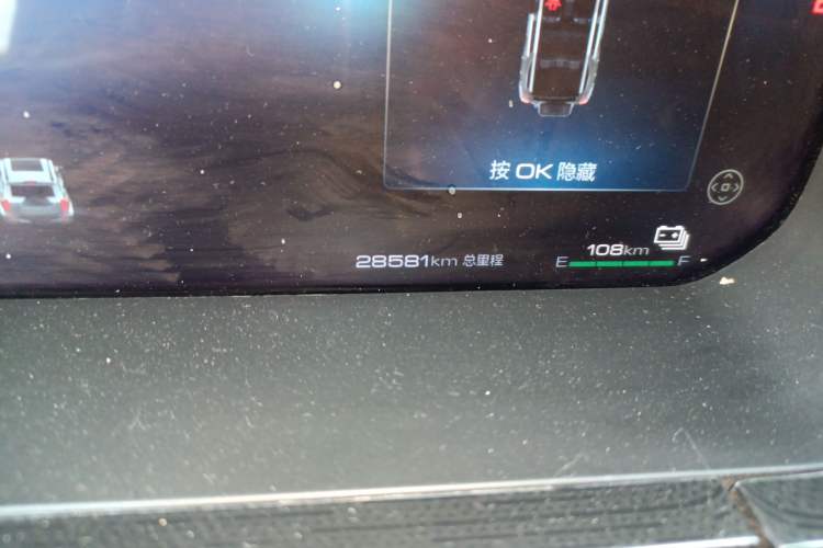 Used Tank 400 New Energy 2023 Hi4-T Super Edition Odometer Close Up