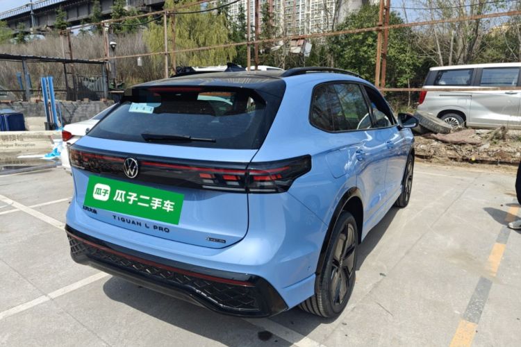 Used Volkswagen Tiguan L 2024 PRO 380TSI Four-Wheel Drive R-Line Prestige Edition Rear Right 45 Deg