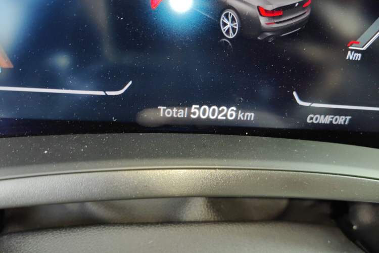 Used BMW 3 Series 2022 Revised 325i M Sport Night Edition Package Odometer Close Up