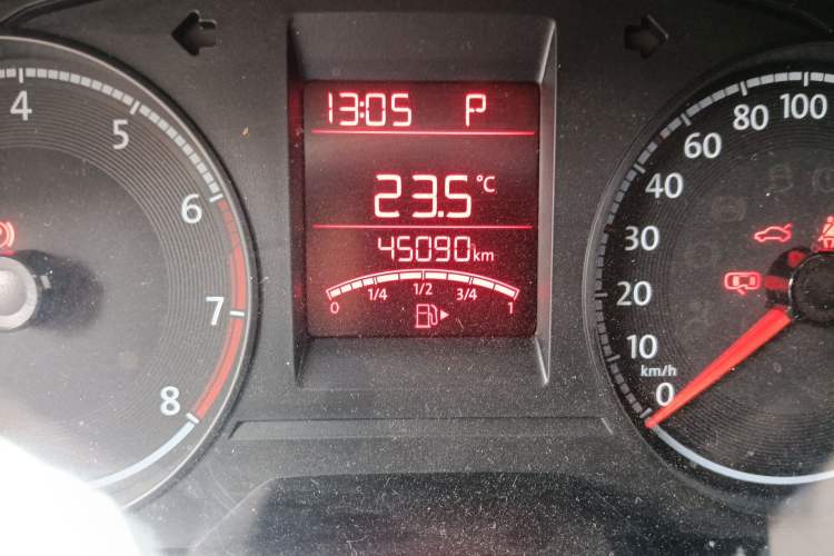 Used Volkswagen Santana 2021 1.5L Automatic Fashion Edition Odometer Close Up