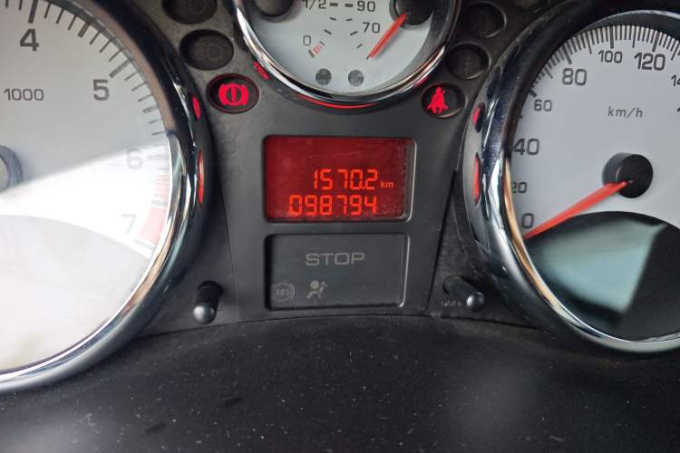 Used Peugeot 207 2011 Hatchback 1.4L Manual Yule Edition Odometer Close Up