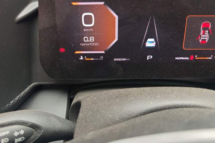 Used Haval DARGO 2021 1.5T DCT Two-Wheel Drive Border Collie Edition Odometer Close Up