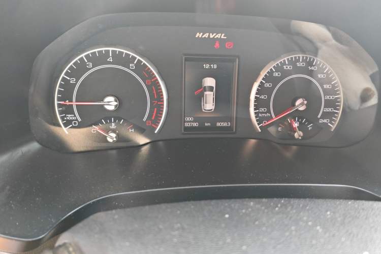 Used Haval H2s 2017 Blue Label 1.5T Manual Elite Model Odometer Close Up