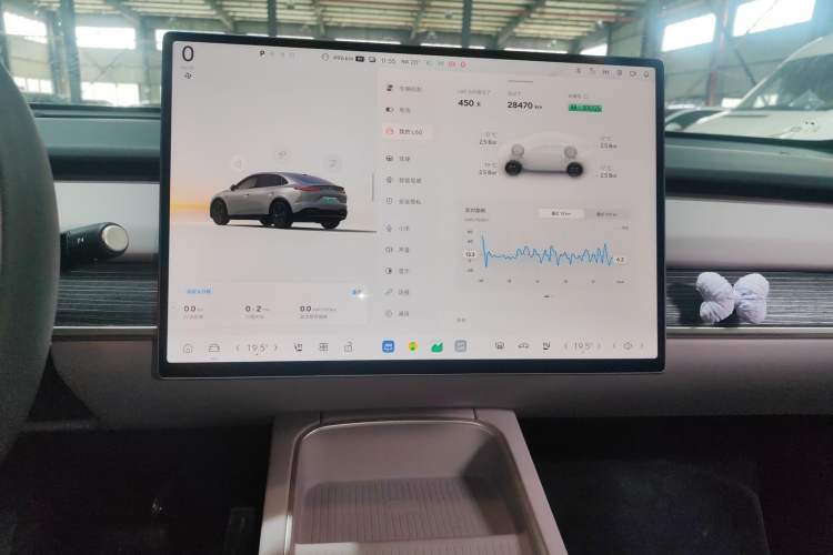 Used ONVO L60 2024 60 kWh Rear-Drive Version Audio And AC Panel