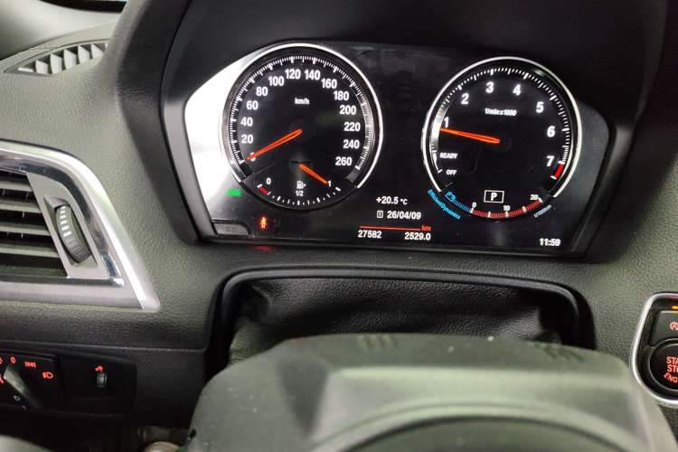 Used BMW 2 Series 2018 225i Convertible Coupe M Sport Edition Odometer Close Up