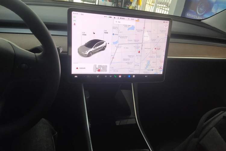 Used Tesla Model 3 2020 Revised Version Standard Range Rear-Wheel Drive – Upgraded Edition Audio And AC Panel