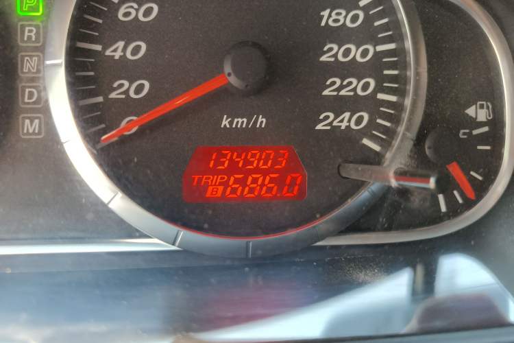 Used Mazda 6 2012 2.0L Automatic Fashion Edition Odometer Close Up