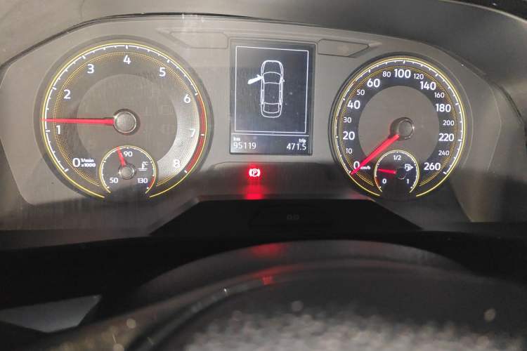 Used Volkswagen Lavida 2019 280TSI DSG Comfort Edition China VI standard Odometer Close Up