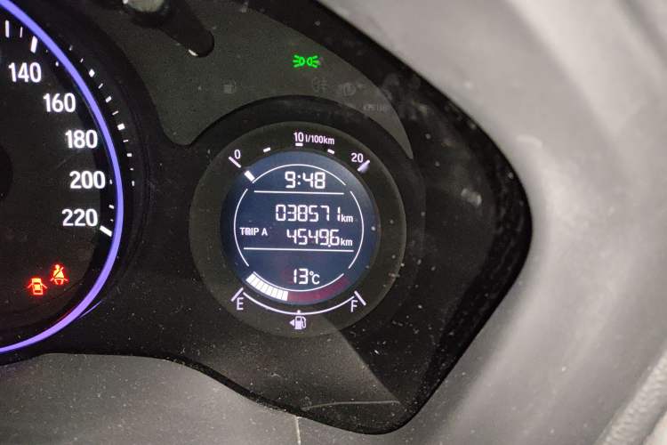 Used Honda Vezel 2019 1.5L CVT Pioneer Edition China VI Odometer Close Up