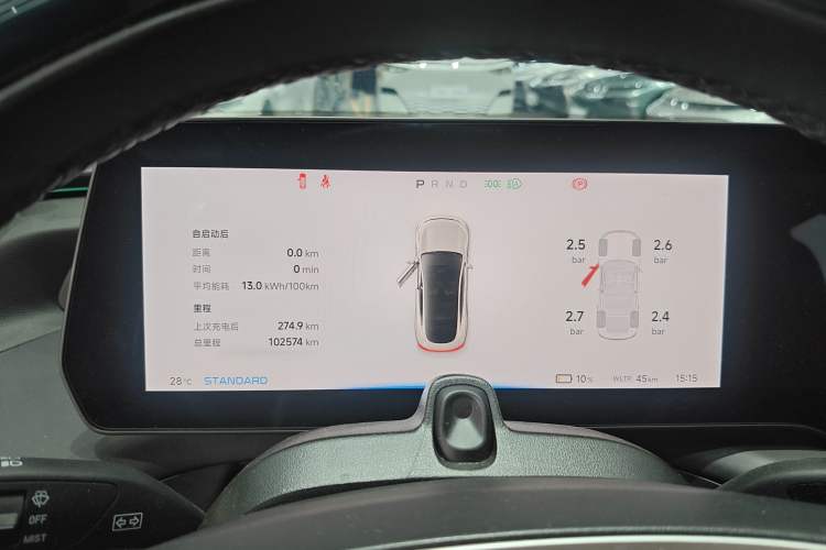 Used XPeng P7 2021 480N Instrument Cluster