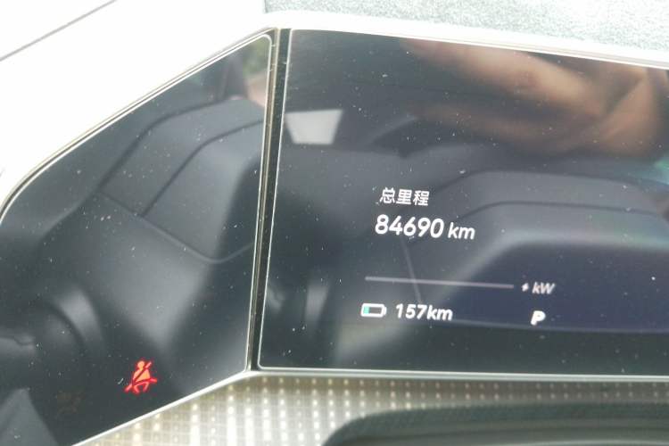 Used Zeekr 001 2021 Ultra-Long Range Dual-Motor YOU Version Odometer Close Up