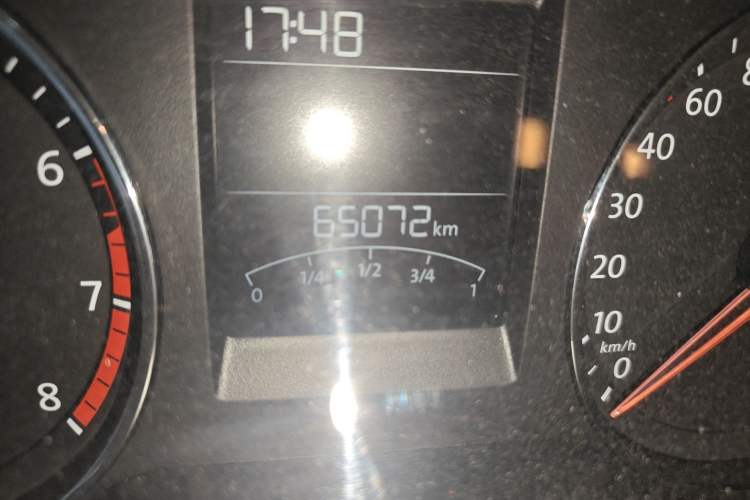 Used Volkswagen Polo 2016 1.6L Automatic Comfort Model Odometer Close Up