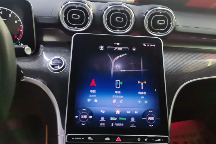 Used Mercedes-Benz C-Class 2024 C 260 L Sport Edition Audio And AC Panel