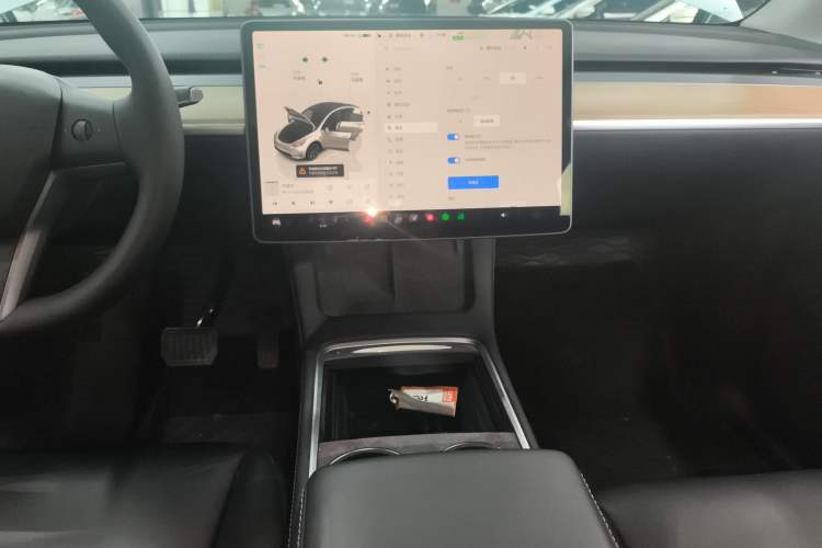 Used Tesla Model Y 2022 Revised Version Rear-Wheel Drive Audio And AC Panel