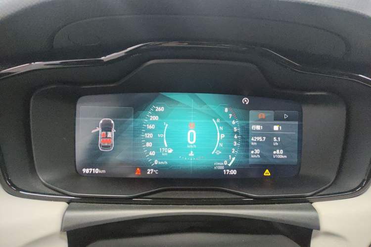 Used Lynk & Co 02 2019 High-Energy Edition 2.0T Automatic Two-Wheel Drive Zhaoban Model China VI Standard Instrument Cluster